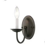 Livex Lighting 4151-07 Wall Sconce With No Shades, Black. Fixed Price $27.99.
