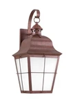 Sea Gull Lighting 8463D-44 Chatham 1-LIGHT Outdoor Wall Lantern Weathered. Fixed Price $225.00.