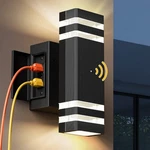 Nooknova Outdoor Porch Lights With Outlet, Dusk To Dawn Black. Fixed Price $61.72.