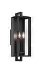 Kichler Kroft 21" Outdoor Wall Light, Textured Black/clear - 59132BKT. Fixed Price $280.00.