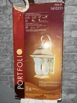 Portfolio Outdoor Wall Lantern Polished Brass. Fixed Price $29.99.