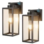 Tipace Dusk To Dawn Outdoor Wall Lantern,matte Black Sensor Exterior Light Fi.... Fixed Price $110.10.