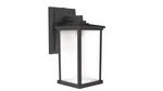 Textured Black One Light Outdoor Wall From The Resilience Lanterns. Fixed Price $86.40.