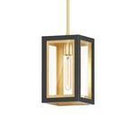 Maxim Lighting Neoclass Outdoor Pendant, Black/gold/clear - 30051CLBKGLD. Fixed Price $174.60.