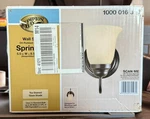Hampton Bay Wall Sconce Betton Oil-rubbed Bronze Finish 1000031340. Fixed Price $17.00.