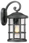 Quoizel Crusade 17 3/4" High Earth Black Outdoor Wall Light. Fixed Price $175.99.