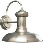 Progress Brookside 1-LIGHT Antique Nickel Farmhouse Outdoor Wall Lantern. Fixed Price $189.00.