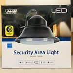 Feit 73700 Led Dusk To Dawn Hardwired Bronze Security Light. Fixed Price $59.79.