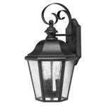 Hinkley Lighting Edgewater 3 Outdoor Mini Wall Mount, Black - 1676BK. Fixed Price $379.00.