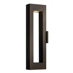 Hinkley Lighting Atlantis Outdoor 2 7.5" Wall, Bronze/etched 1644BZ-LL. Fixed Price $519.00.