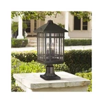 Kathy Ireland Jardin Du Jour Sierra Craftsman Art Deco Outdoor Post Light Rub.... Fixed Price $281.13.