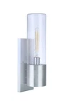 Satin Aluminum One Light Outdoor Wall Mount From The Sabre Collection. Fixed Price $91.20.