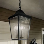 Forestdale 19 3/4" High Black 4-LIGHT Outdoor Hanging. Fixed Price $394.99.