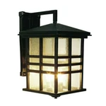 Bel Air Lighting Craftsman 1-LIGHT Black Outdoor Wall Mount Lantern Seeded Glass. Fixed Price $49.99.