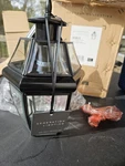New Generation Sea Gull Lighting 12 Black Outdoor Wall Porch Lantern. Fixed Price $24.65.