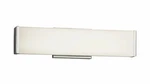 Justice Design Group 1-LIGHT 18-1/2"W Integrated 3000K Led Bath Bar W/opal Glass. Fixed Price $122.97.
