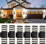 Pack Modern Black Outdoor Wall Lights, IP65 Waterproof, 3000K Sconces. Fixed Price $252.99.
