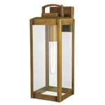 Vaxcel Kinzie 6" Outdoor Wall Light, Vintage Brass - T0707. Fixed Price $179.99.