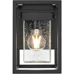 Elegant Lighting OD366W9BK Morse 1 Inch Black Outdoor Wall Sconce. Fixed Price $88.00.