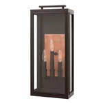 Hinkley Lighting Sutcliffe 3 Outdoor Lg Wall Mount, Bronze - 2915OZ. Fixed Price $599.00.