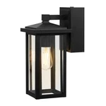 Globe Electric Sconce With Gfci Outlet - 14" Matte Black Outdoor Wall Light. Fixed Price $67.99.