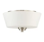 Jeremiah 41982-BNK Grace 2-LIGHT Flushmount In Brushed Polished Nickel. Fixed Price $92.25.