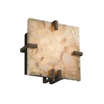 Justice Design Alabaster Rocks Clips Sq Sconce (ada), Dk Brz, Led. Fixed Price $254.40.