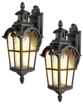 Dewenwils 2-PACK Dusk To Dawn Exterior Lantern Fixture, Roman Vintage Wall Mount. Fixed Price $99.99.