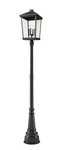 Z-lite 568PHXXLR-564P Beacon Light 113" Tall Outdoor Single Black. Fixed Price $1862.00.