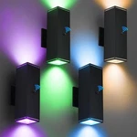 Outdoor Wall Lights 4 Pack, Rgbcw Exterior Lighting SCONCE,2700K-6500K Dimmab.... Fixed Price $186.12.