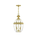 Livex Lighting 2255-02 Monterey 2-LIGHT Outdoor Hanging Lantern, Polished Brass. Fixed Price $233.19.