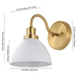 Safavieh Genetta 12.25" Wall Sconce, Reduced Price 2172754783 SCN4070A. Fixed Price $46.00.