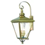 Livex Lighting 2036-01 Cambridge 4 Antique Brass Outdoor Wall Lantern. Fixed Price $1197.99.