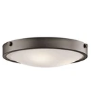 Kichler Lytham Flush Mount 3-LIGHT Olde Bronze 42275 Oz. Fixed Price $199.99.