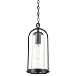 Millennium Lighting 199801 Luxio 9"W Outdoor Mini Pendant - Black. Fixed Price $159.92.