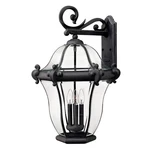 Hinkley Lighting San Clemente Outdoor Large Wall Mount, Black - 2446MB. Fixed Price $999.00.
