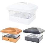8 Black Copper White 5 X Solar Post Deck Cap Lights Outdoor Fence Lamp Vinyl. Fixed Price $54.95.