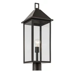 Kichler Prin 25" Outdoor Post Light, Olde Bronze/clear Glass - 59161OZ. Fixed Price $269.97.