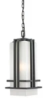 Z-lite 549CHB Black Abbey 1-LIGHT Outdoor Pendant With Matte Opal Shade. Fixed Price $173.47.
