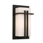 Trans Globe Doheny 1 Light Outdoor Pocket Lantern, Black/opal Acrylic - 40280BK. Fixed Price $109.99.