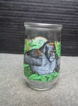 Vintage Welch's Glass Jelly Jar Endangered Species Collection-mountain Gorilla. Fixed Price $8.50.