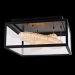 Allegri 095543-FR001 Lina Esterno 24"W Led Flush Mount Outdoor Black. Fixed Price $4486.00.