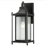 Savoy House 5-3451-BK Dunnmore 16" 1-LIGHT Outdoor Wall Lantern In Matte Black. Fixed Price $170.00.
