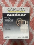 Catalina Lighting Outdoor Wall 401WOJO White Jelly Jar Shade Nib. Fixed Price $12.00.