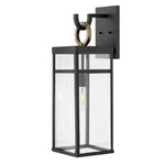 Hinkley Lighting Porter 1 Outdoor Lg Sconce, Black 2805BK-LL. Fixed Price $459.00.