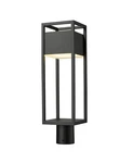 Z-lite 585PHMR-BK-LED One Light Outdoor Post Mount Barwick Black. Fixed Price $219.30.