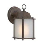 Yosemite Home Decor Tara Collection 1-LIGHT Brown Outdoor Wall Lantern Sconce. Fixed Price $20.00.
