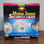 Heath Zenith Motion Sensor Security Light SL-5411-WH 150 Degree Detection Zone. Fixed Price $34.95.