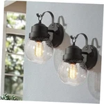Outdoor Porch Wall Lighting Anti-rust Exterior Fixture With Globe 2 Pack. Fixed Price $103.19.
