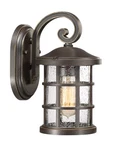 Quoizel CSE8406 Crusade Light 11" Tall Outdoor Lantern Style - Bronze. Fixed Price $111.99.